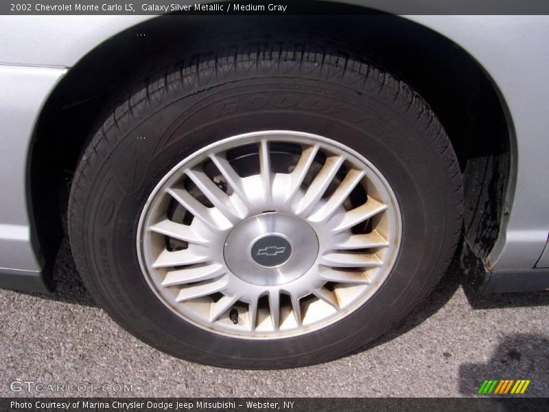 Galaxy Silver Metallic / Medium Gray 2002 Chevrolet Monte Carlo LS