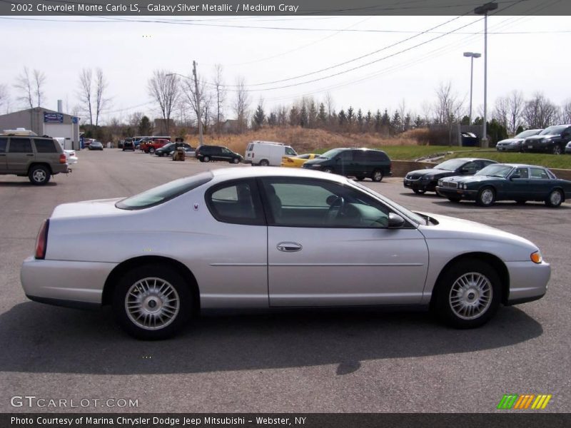 Galaxy Silver Metallic / Medium Gray 2002 Chevrolet Monte Carlo LS