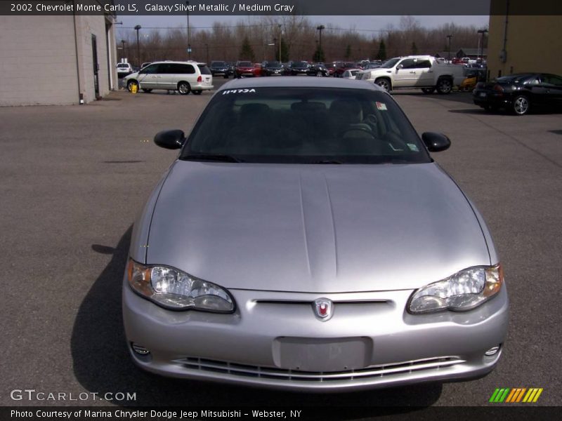 Galaxy Silver Metallic / Medium Gray 2002 Chevrolet Monte Carlo LS