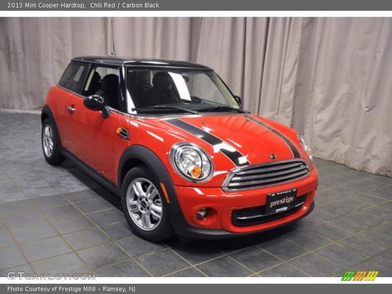 Chili Red / Carbon Black 2013 Mini Cooper Hardtop