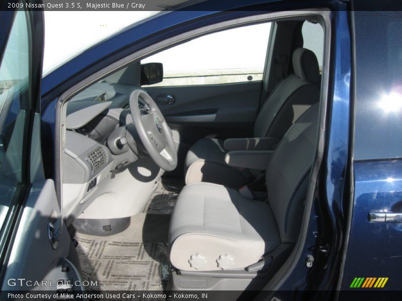Majestic Blue / Gray 2009 Nissan Quest 3.5 S