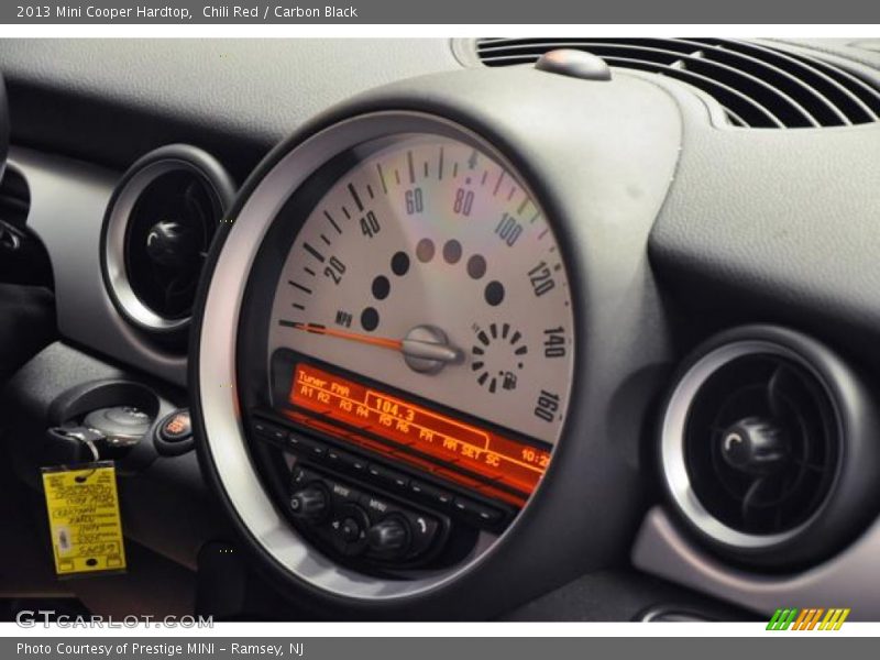 Chili Red / Carbon Black 2013 Mini Cooper Hardtop