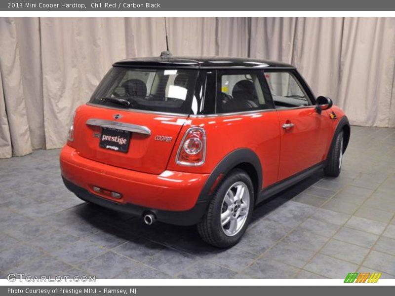 Chili Red / Carbon Black 2013 Mini Cooper Hardtop