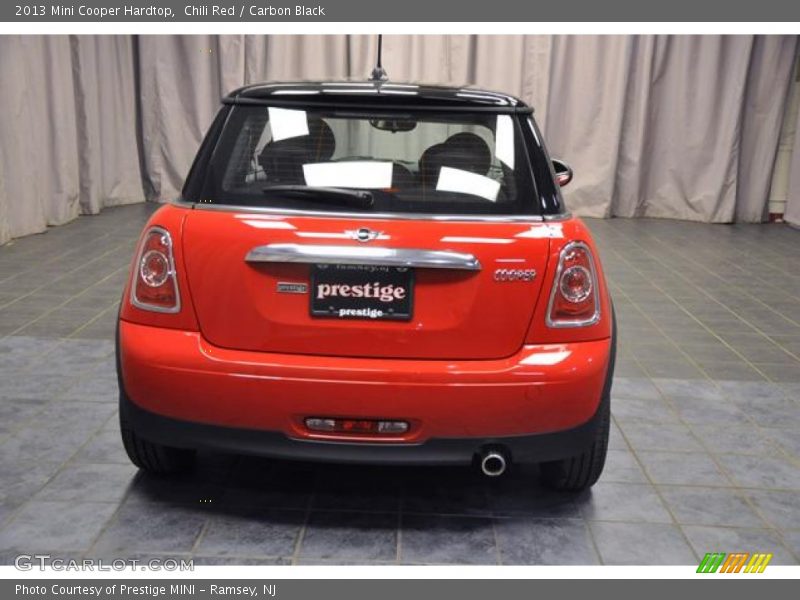 Chili Red / Carbon Black 2013 Mini Cooper Hardtop