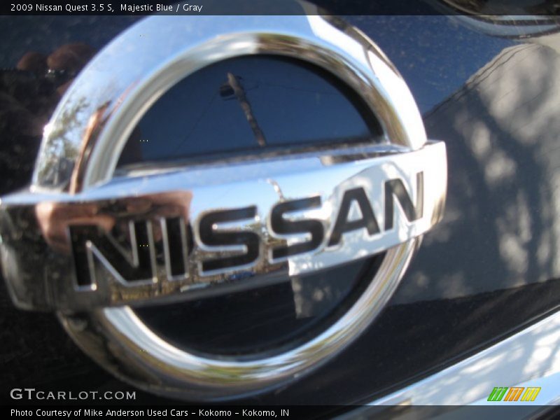 Majestic Blue / Gray 2009 Nissan Quest 3.5 S
