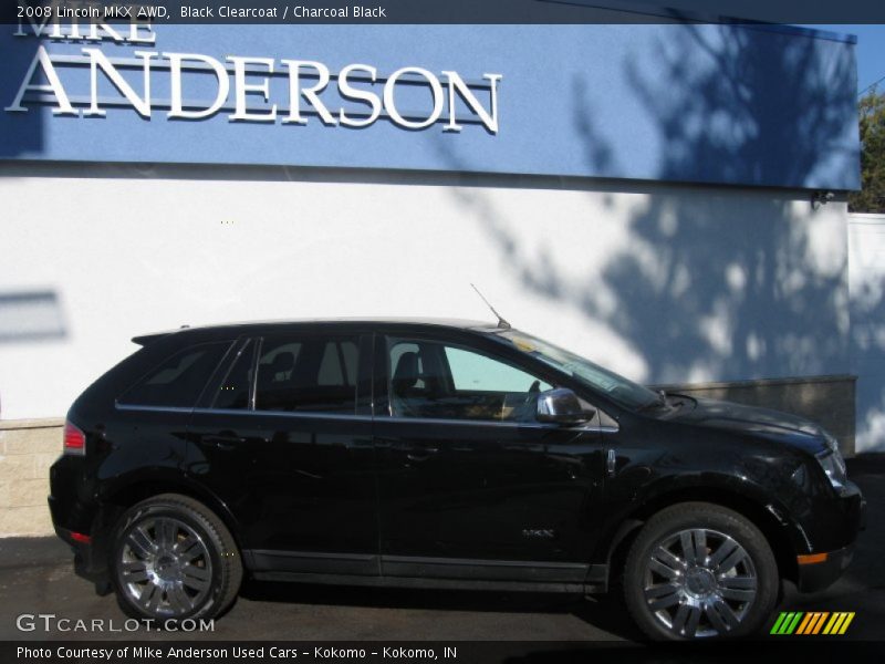 Black Clearcoat / Charcoal Black 2008 Lincoln MKX AWD
