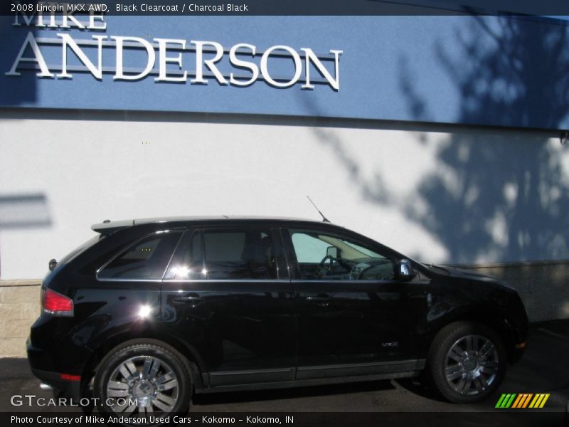 Black Clearcoat / Charcoal Black 2008 Lincoln MKX AWD