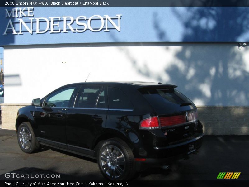 Black Clearcoat / Charcoal Black 2008 Lincoln MKX AWD