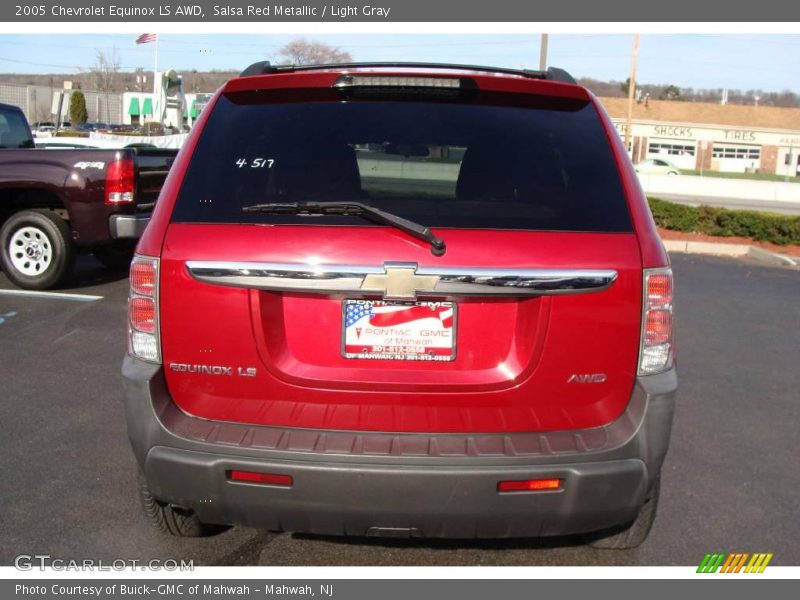 Salsa Red Metallic / Light Gray 2005 Chevrolet Equinox LS AWD