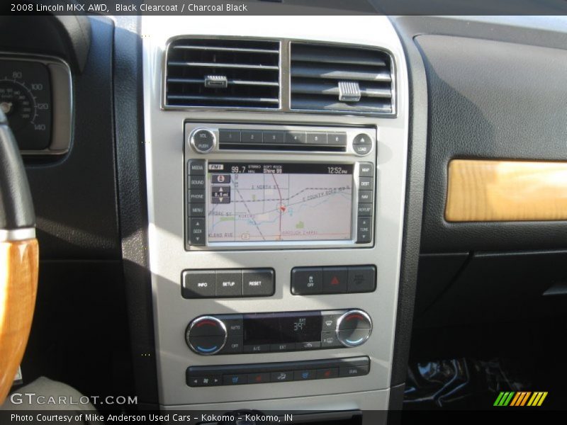 Black Clearcoat / Charcoal Black 2008 Lincoln MKX AWD