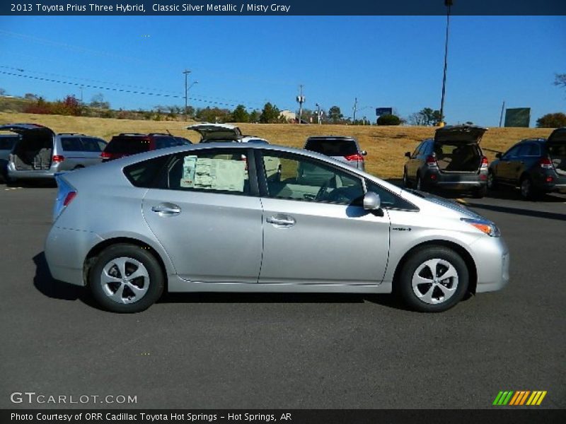 Classic Silver Metallic / Misty Gray 2013 Toyota Prius Three Hybrid