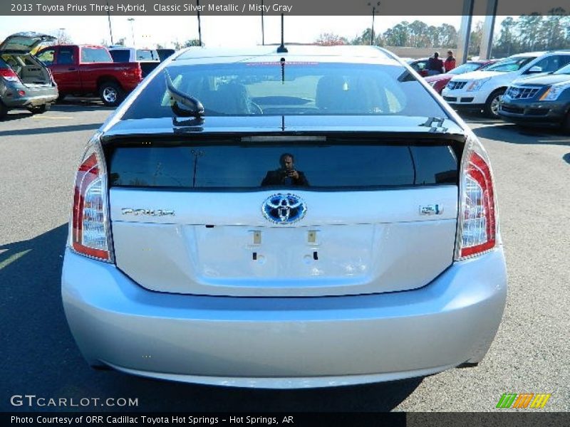 Classic Silver Metallic / Misty Gray 2013 Toyota Prius Three Hybrid