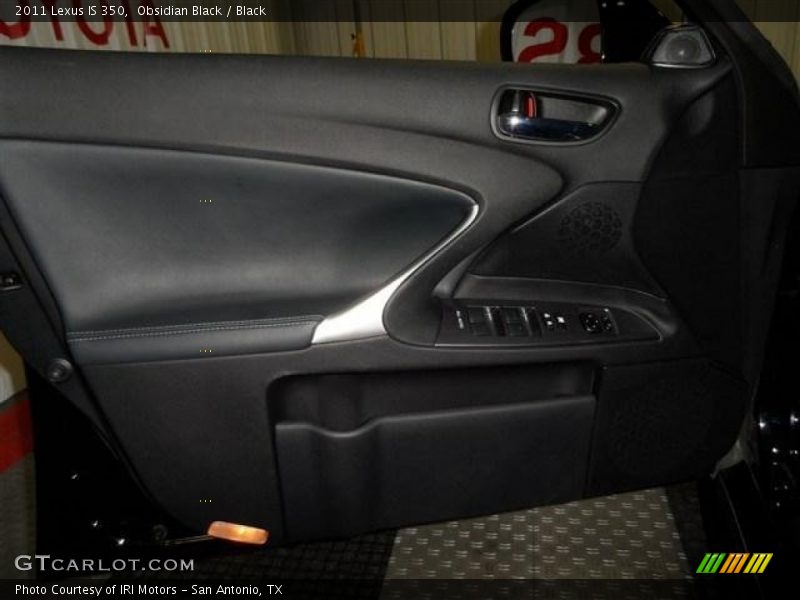 Obsidian Black / Black 2011 Lexus IS 350