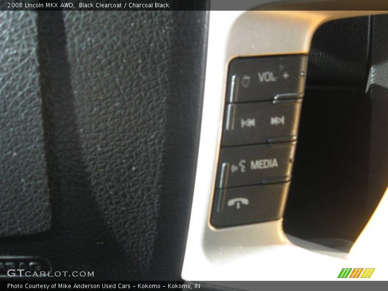 Black Clearcoat / Charcoal Black 2008 Lincoln MKX AWD