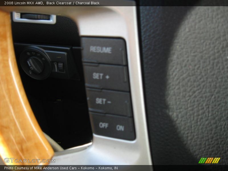 Black Clearcoat / Charcoal Black 2008 Lincoln MKX AWD