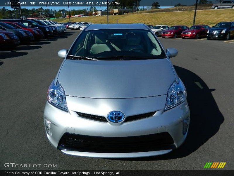 Classic Silver Metallic / Misty Gray 2013 Toyota Prius Three Hybrid