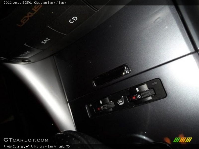Obsidian Black / Black 2011 Lexus IS 350