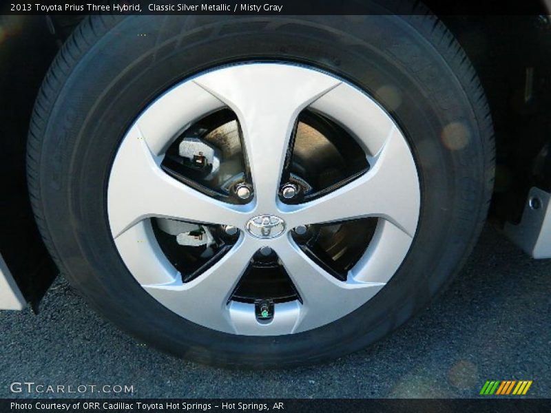 Classic Silver Metallic / Misty Gray 2013 Toyota Prius Three Hybrid