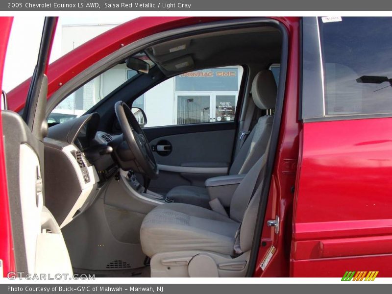 Salsa Red Metallic / Light Gray 2005 Chevrolet Equinox LS AWD