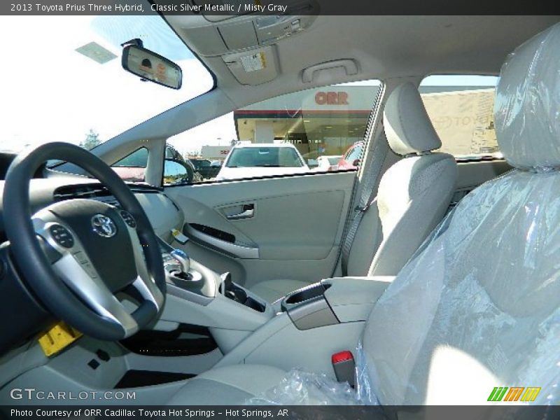 Classic Silver Metallic / Misty Gray 2013 Toyota Prius Three Hybrid