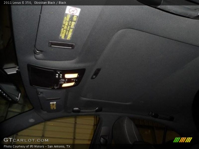 Obsidian Black / Black 2011 Lexus IS 350