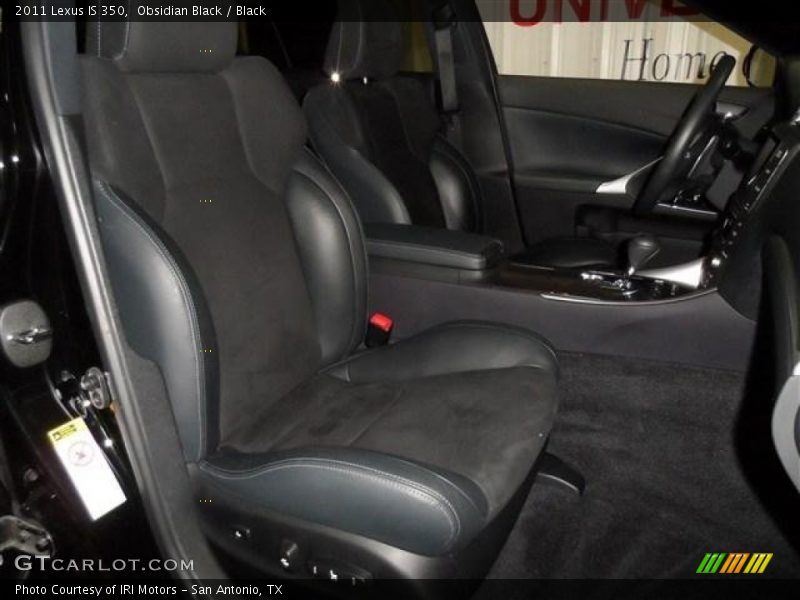 Obsidian Black / Black 2011 Lexus IS 350