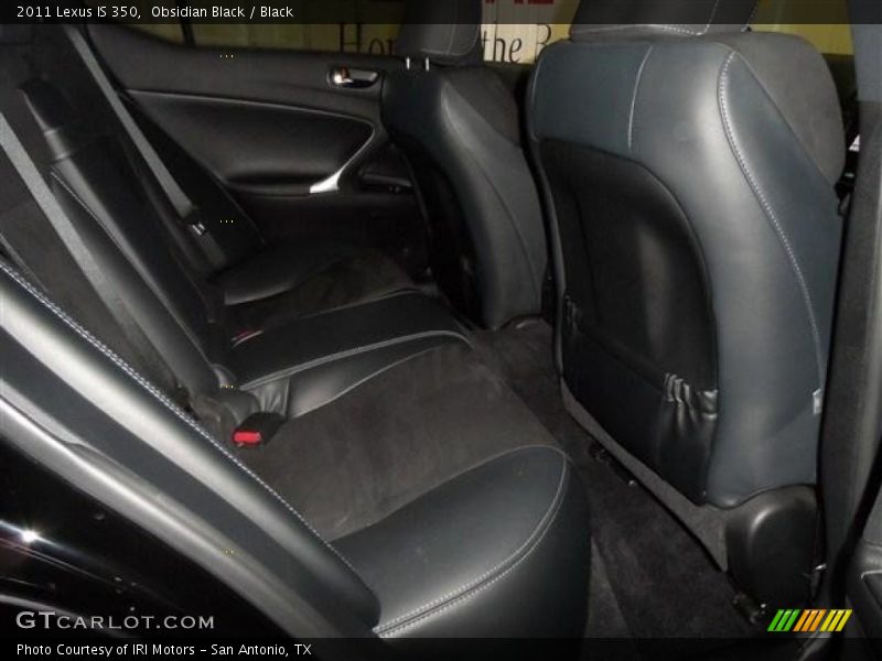 Obsidian Black / Black 2011 Lexus IS 350