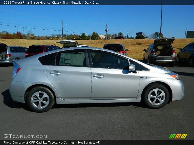 Classic Silver Metallic / Dark Gray 2013 Toyota Prius Three Hybrid