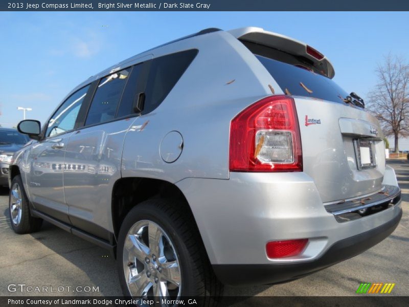 Bright Silver Metallic / Dark Slate Gray 2013 Jeep Compass Limited