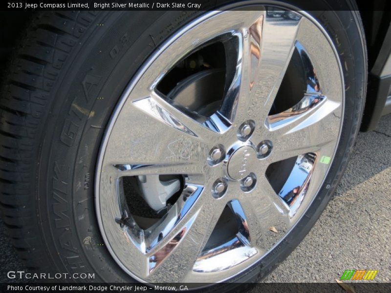Bright Silver Metallic / Dark Slate Gray 2013 Jeep Compass Limited