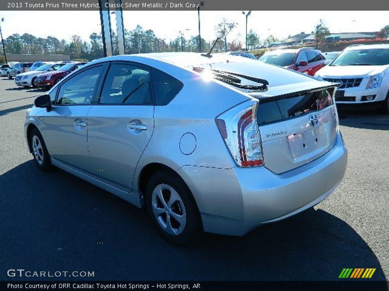 Classic Silver Metallic / Dark Gray 2013 Toyota Prius Three Hybrid