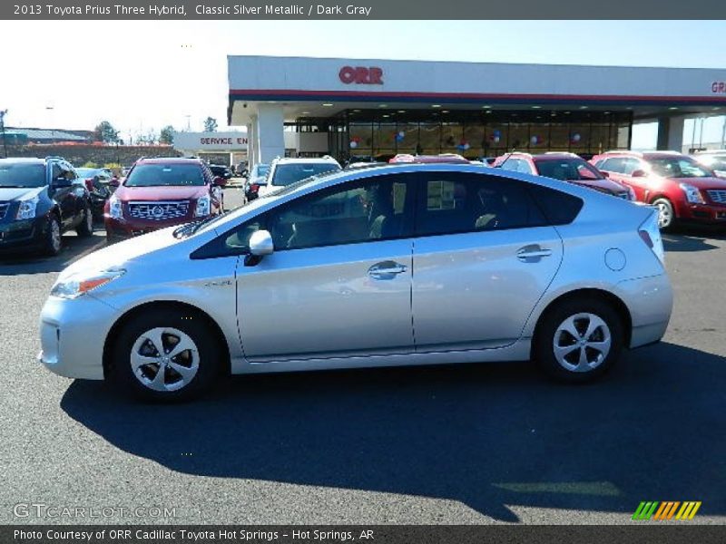 Classic Silver Metallic / Dark Gray 2013 Toyota Prius Three Hybrid