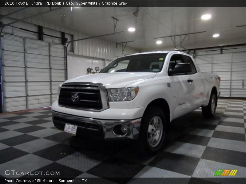 Super White / Graphite Gray 2010 Toyota Tundra TRD Double Cab