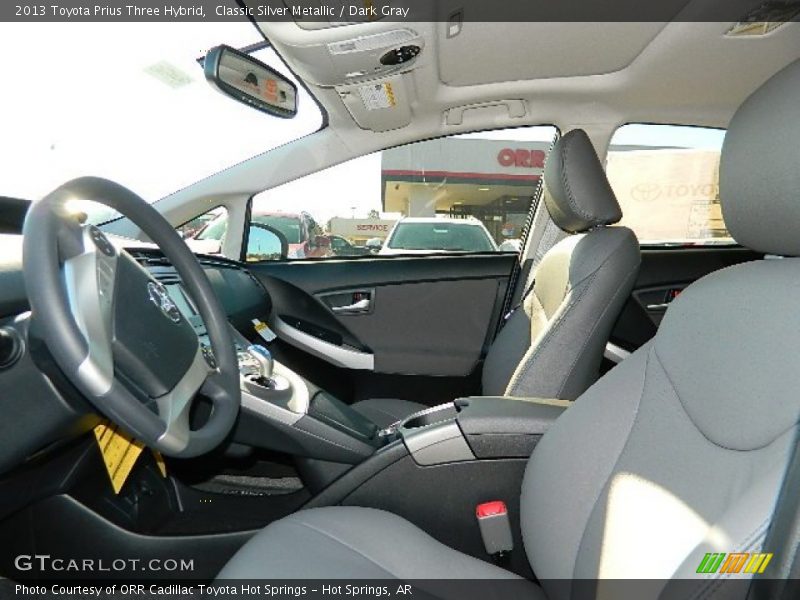Classic Silver Metallic / Dark Gray 2013 Toyota Prius Three Hybrid
