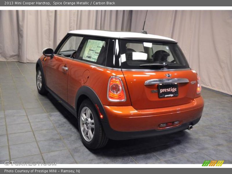 Spice Orange Metallic / Carbon Black 2013 Mini Cooper Hardtop