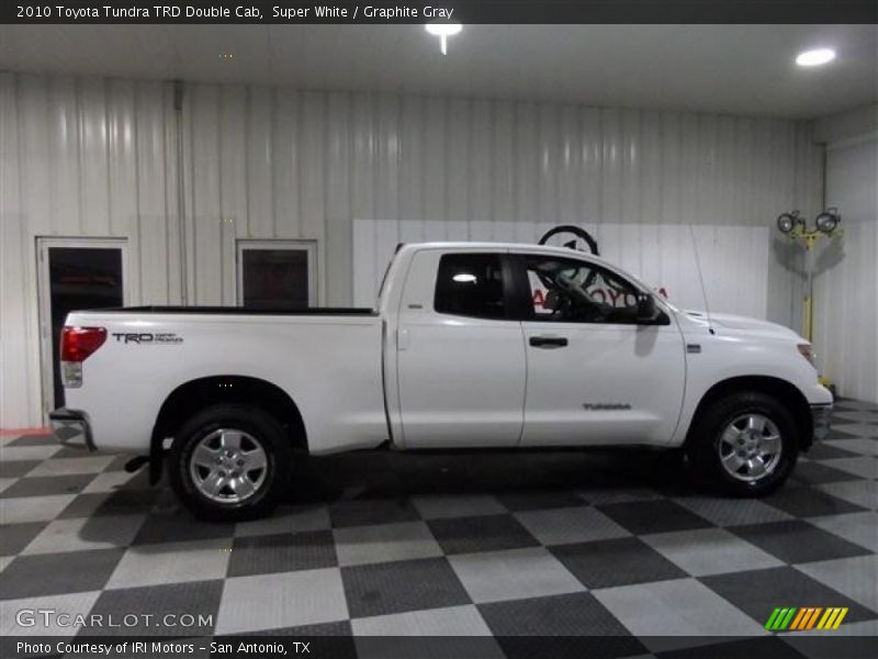 Super White / Graphite Gray 2010 Toyota Tundra TRD Double Cab