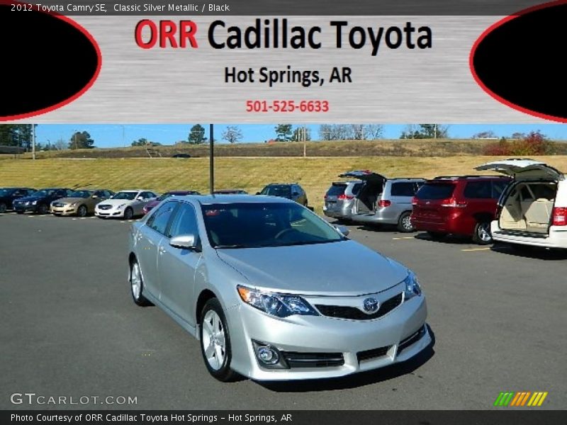 Classic Silver Metallic / Black 2012 Toyota Camry SE
