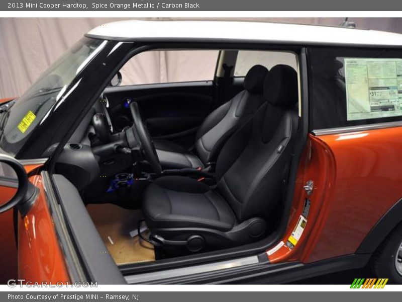 Spice Orange Metallic / Carbon Black 2013 Mini Cooper Hardtop