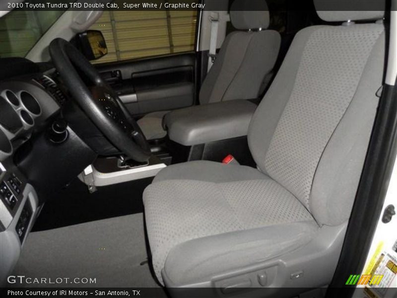 Super White / Graphite Gray 2010 Toyota Tundra TRD Double Cab