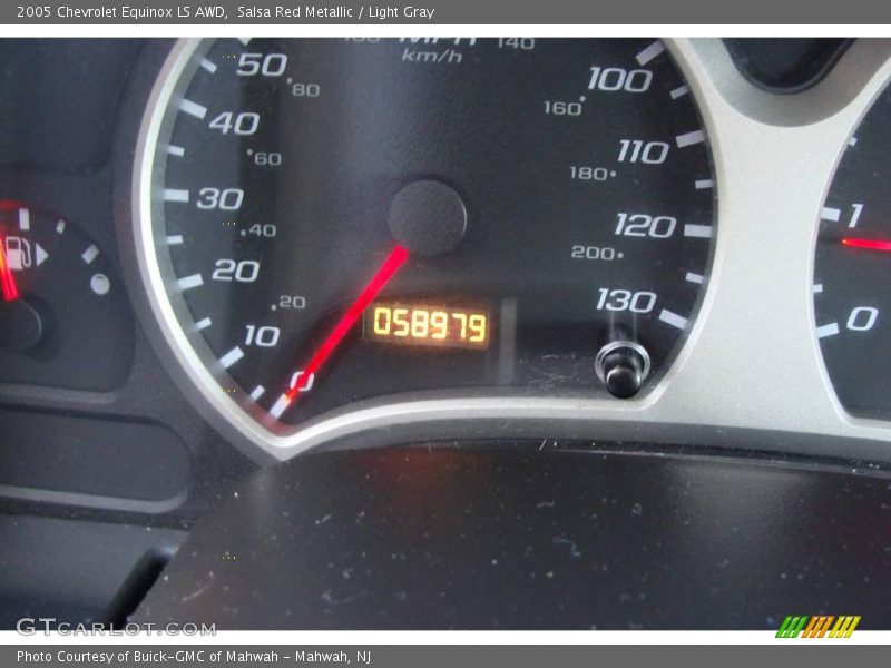 Salsa Red Metallic / Light Gray 2005 Chevrolet Equinox LS AWD