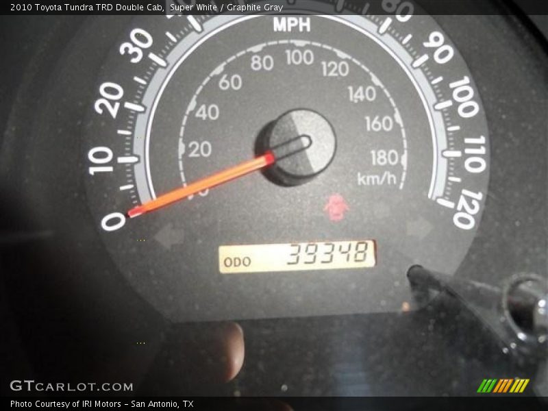 Super White / Graphite Gray 2010 Toyota Tundra TRD Double Cab