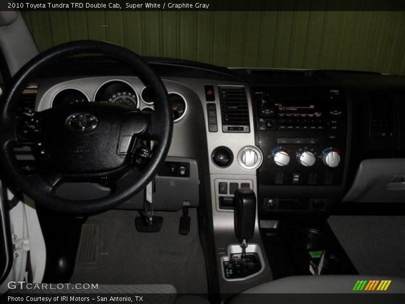 Super White / Graphite Gray 2010 Toyota Tundra TRD Double Cab