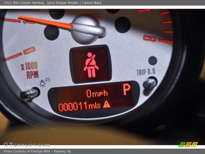 Spice Orange Metallic / Carbon Black 2013 Mini Cooper Hardtop