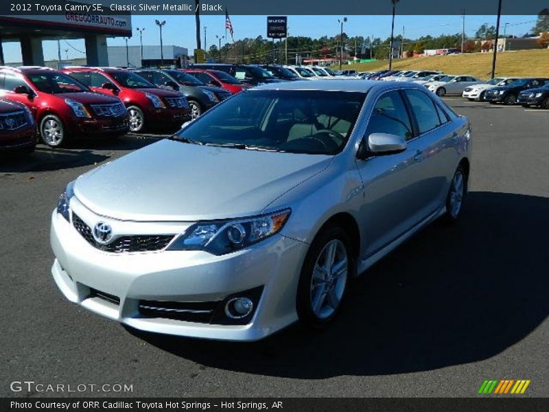 Classic Silver Metallic / Black 2012 Toyota Camry SE