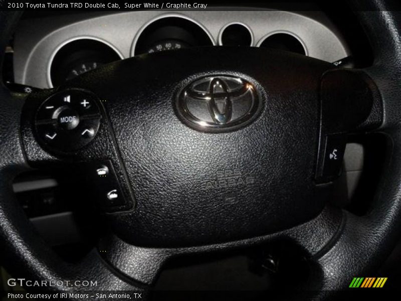 Super White / Graphite Gray 2010 Toyota Tundra TRD Double Cab