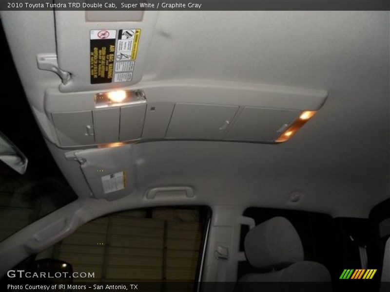 Super White / Graphite Gray 2010 Toyota Tundra TRD Double Cab