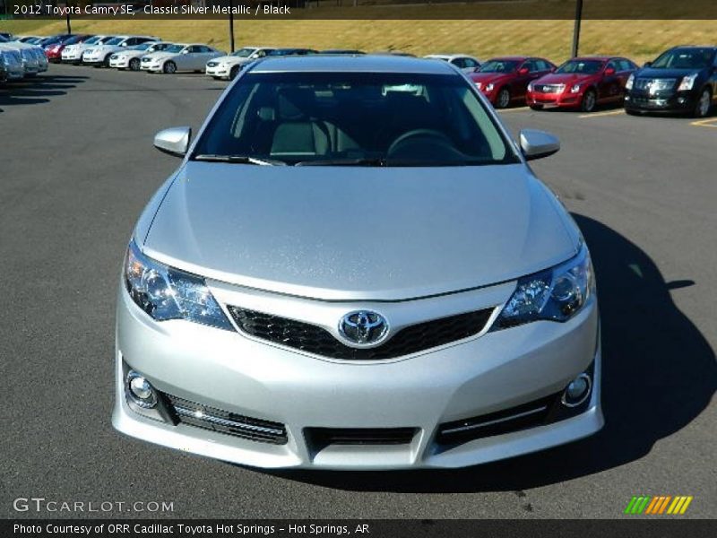 Classic Silver Metallic / Black 2012 Toyota Camry SE