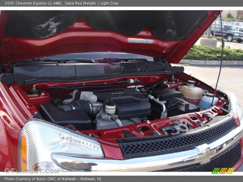 Salsa Red Metallic / Light Gray 2005 Chevrolet Equinox LS AWD