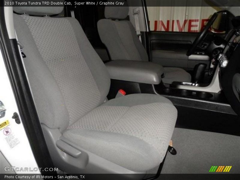 Super White / Graphite Gray 2010 Toyota Tundra TRD Double Cab