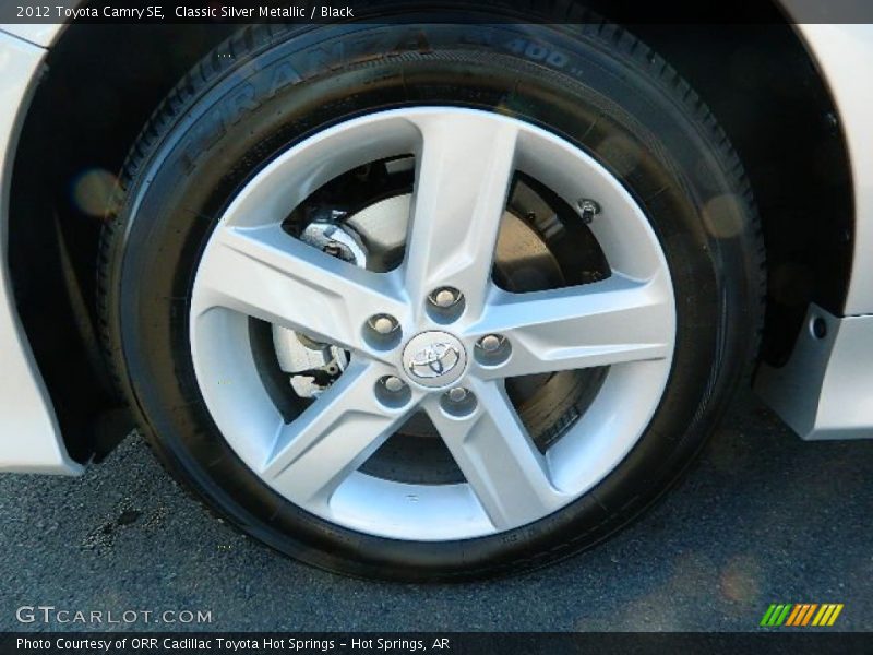 Classic Silver Metallic / Black 2012 Toyota Camry SE